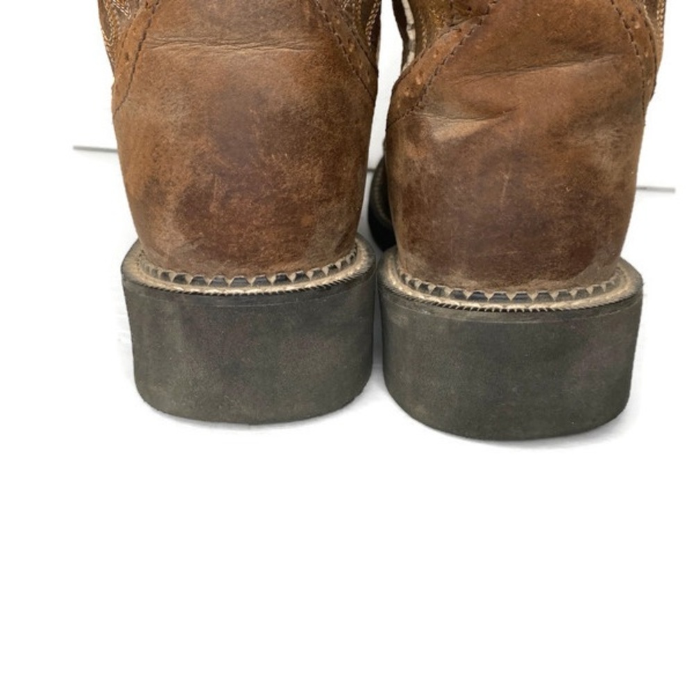 Justin INJI 11' Western Boots Aged Bark Women's Size 7 - Picture 4 of 7